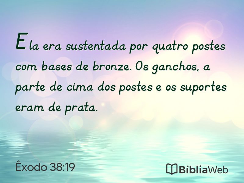 Êxodo 38:19 em imagem para compartilhar