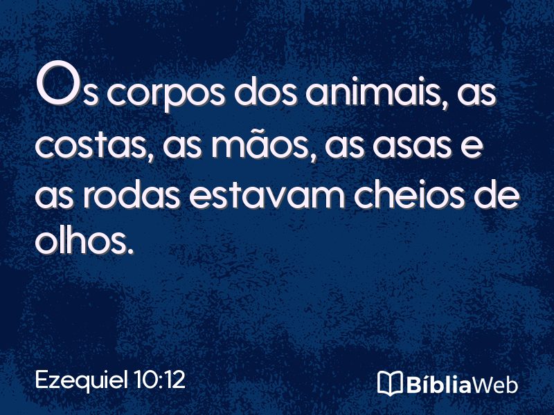 Ezequiel 10:12 em imagem para compartilhar