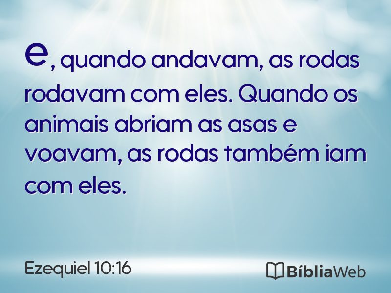 Ezequiel 10:16 em imagem para compartilhar