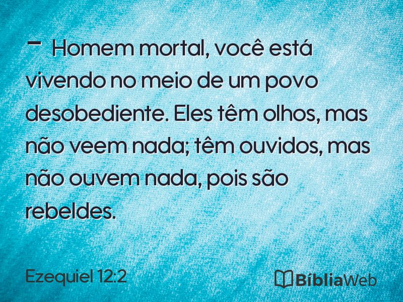 Ezequiel 12:2 em imagem para compartilhar
