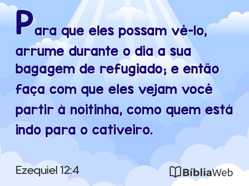 Ezequiel 12:4 em imagem para compartilhar