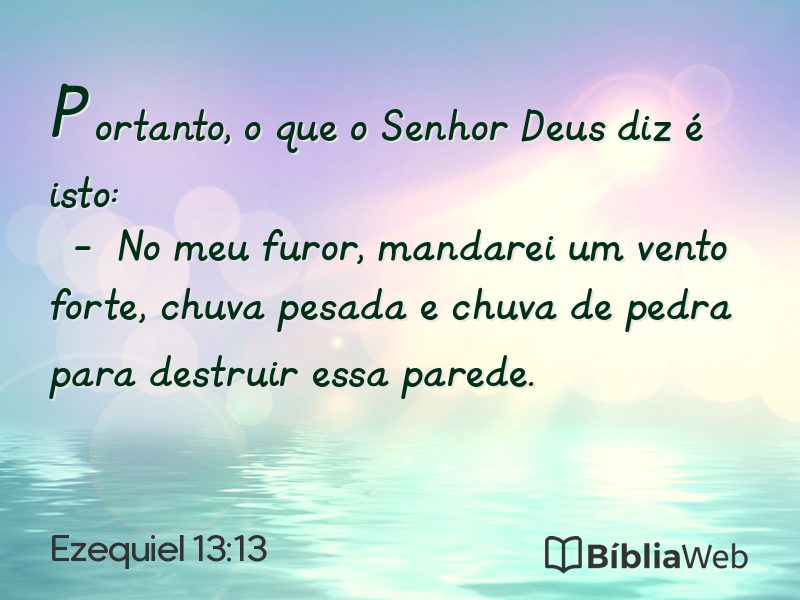 Ezequiel 13:13 em imagem para compartilhar