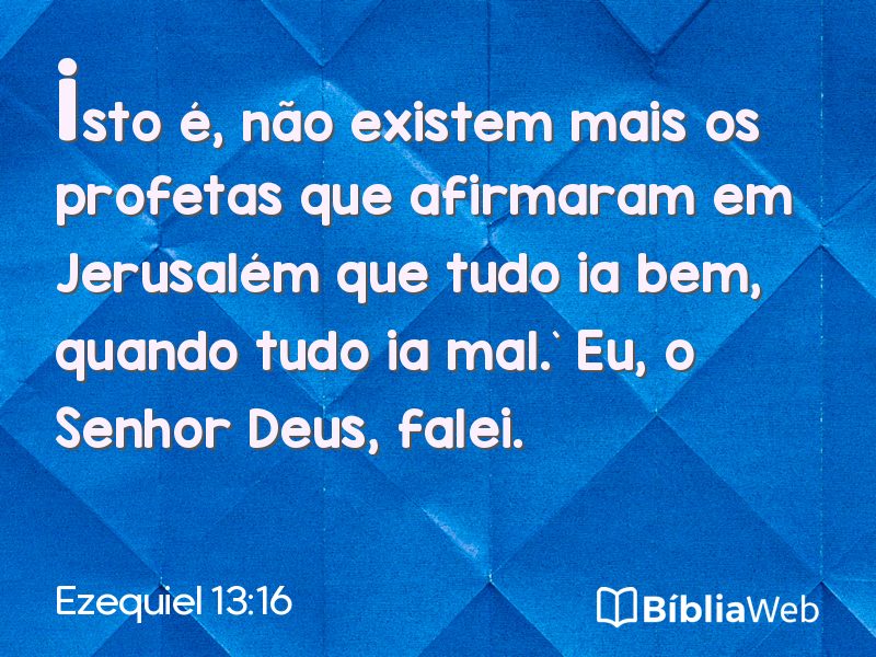 Ezequiel 13:16 em imagem para compartilhar
