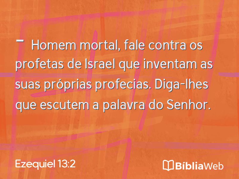 Ezequiel 13:2 em imagem para compartilhar