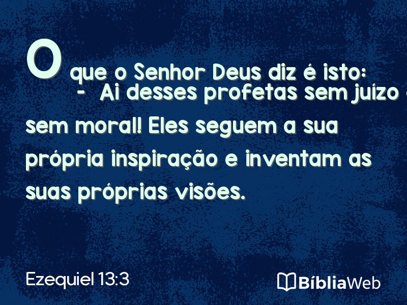 Ezequiel 13:3 em imagem para compartilhar