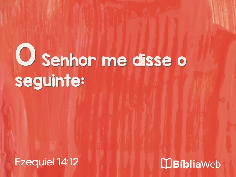 Ezequiel 14:12 em imagem para compartilhar