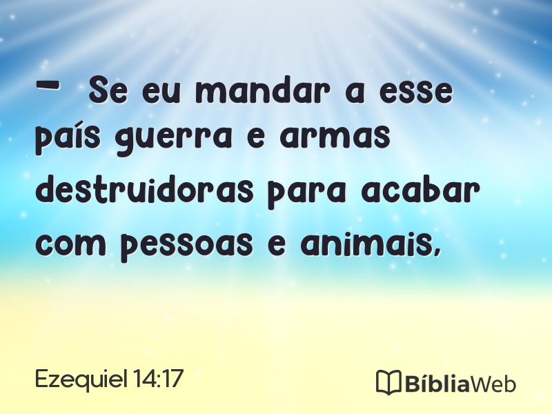 Ezequiel 14:17 em imagem para compartilhar