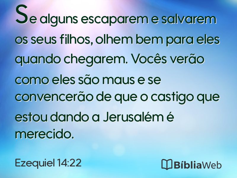 Ezequiel 14:22 em imagem para compartilhar