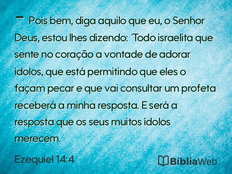 Ezequiel 14:4 em imagem para compartilhar