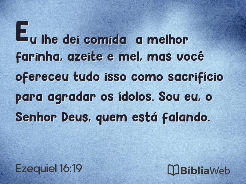Ezequiel 16:19 em imagem para compartilhar