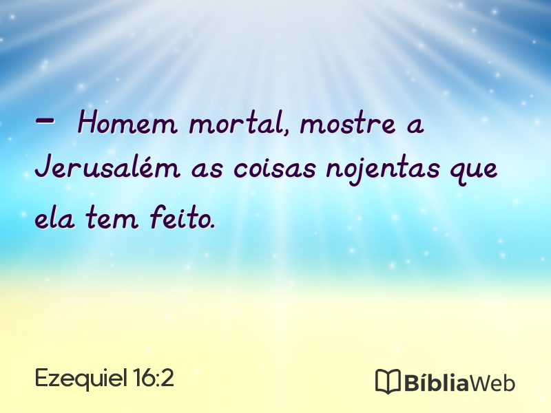 Ezequiel 16:2 em imagem para compartilhar