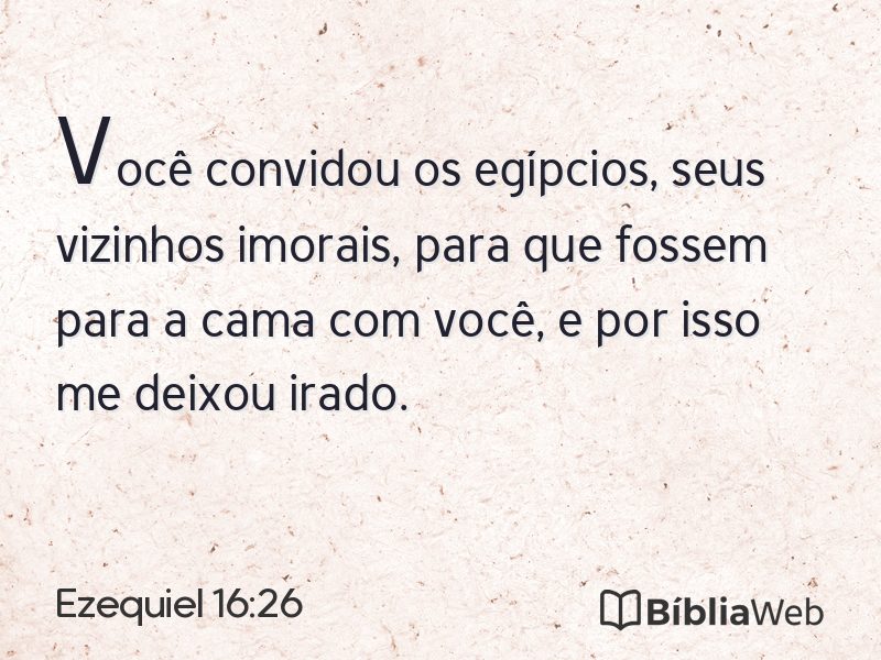 Ezequiel 16:26 em imagem para compartilhar