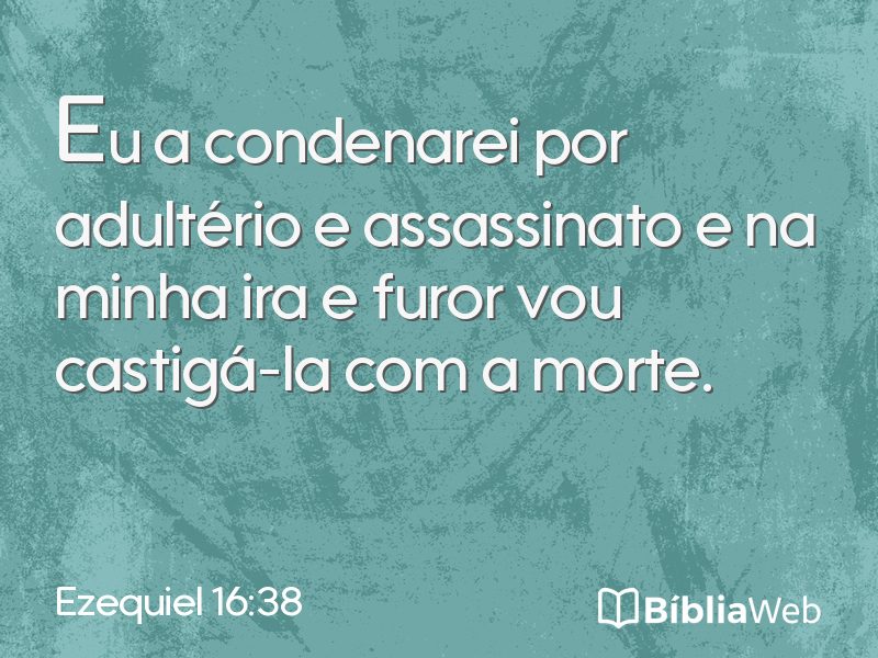 Ezequiel 16:38 em imagem para compartilhar