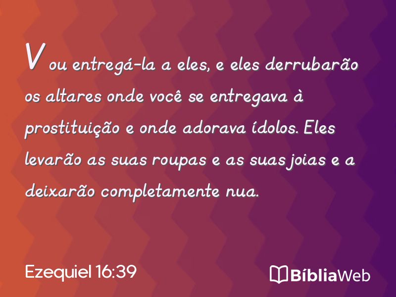Ezequiel 16:39 em imagem para compartilhar