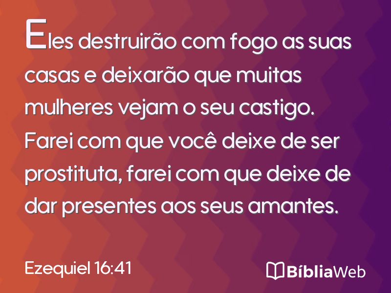 Ezequiel 16:41 em imagem para compartilhar