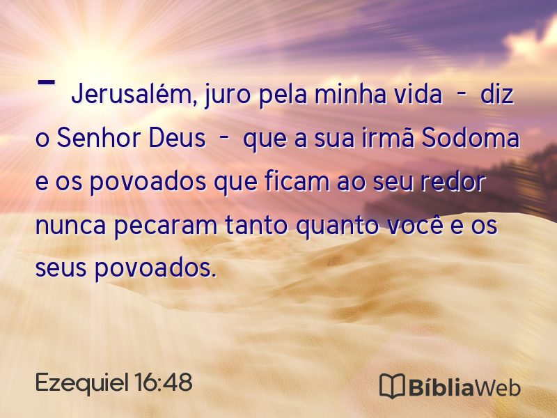 Ezequiel 16:48 em imagem para compartilhar