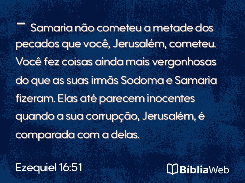 Ezequiel 16:51 em imagem para compartilhar