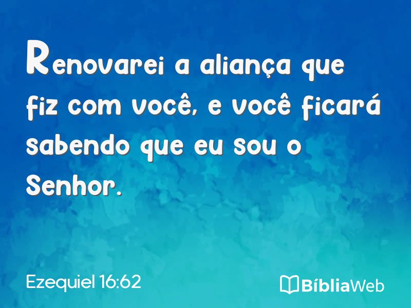 Ezequiel 16:62 em imagem para compartilhar