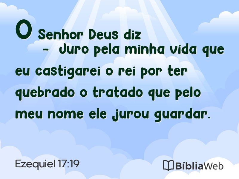 Ezequiel 17:19 em imagem para compartilhar