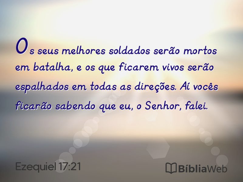 Ezequiel 17:21 em imagem para compartilhar