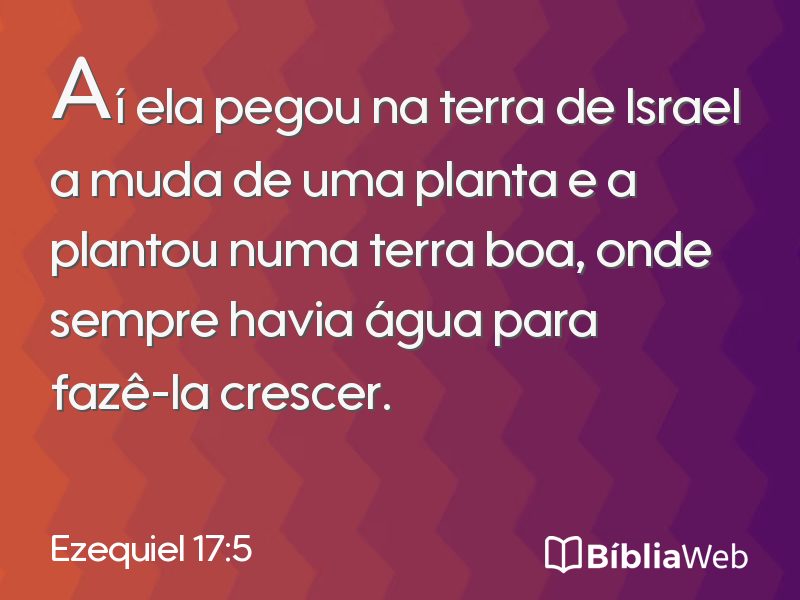 Ezequiel 17:5 em imagem para compartilhar