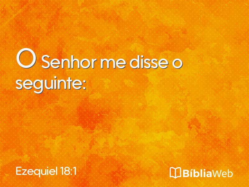 Ezequiel 18:1 em imagem para compartilhar