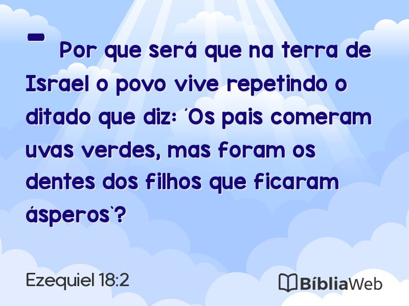Ezequiel 18:2 em imagem para compartilhar