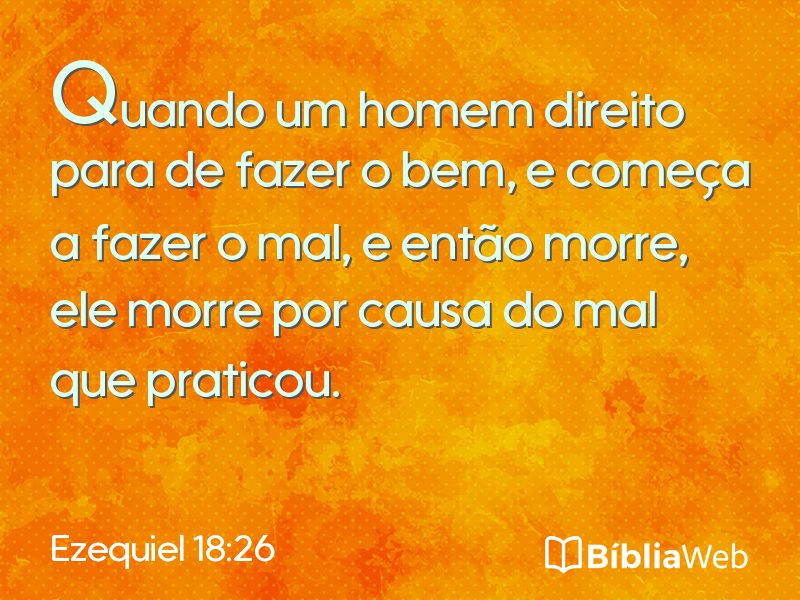 Ezequiel 18:26 em imagem para compartilhar