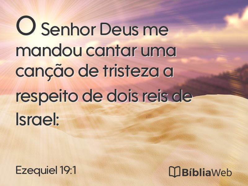 Ezequiel 19:1 em imagem para compartilhar
