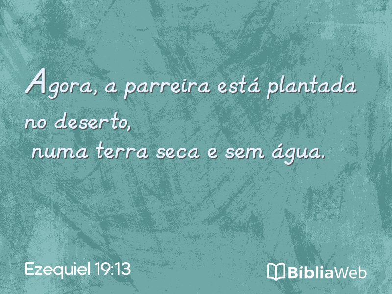 Ezequiel 19:13 em imagem para compartilhar