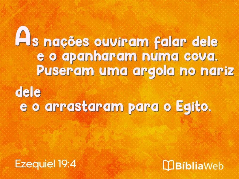 Ezequiel 19:4 em imagem para compartilhar
