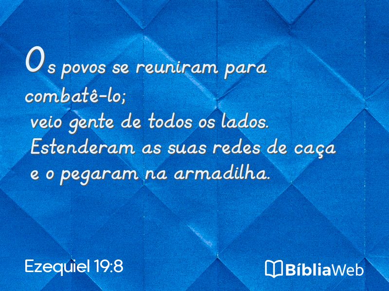Ezequiel 19:8 em imagem para compartilhar