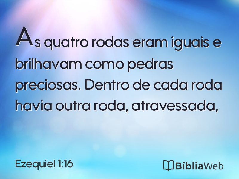 Ezequiel 1:16 em imagem para compartilhar