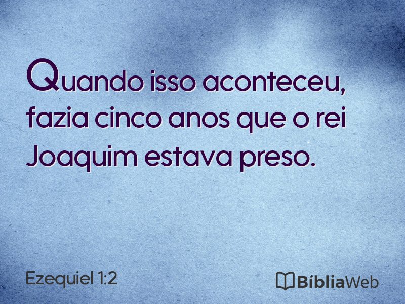 Ezequiel 1:2 em imagem para compartilhar