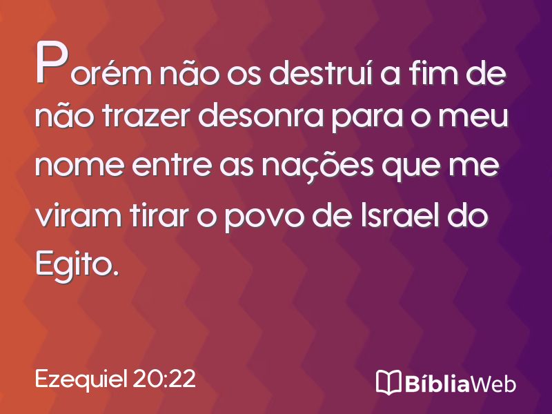 Ezequiel 20:22 em imagem para compartilhar