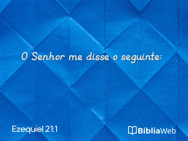 Ezequiel 21:1 em imagem para compartilhar