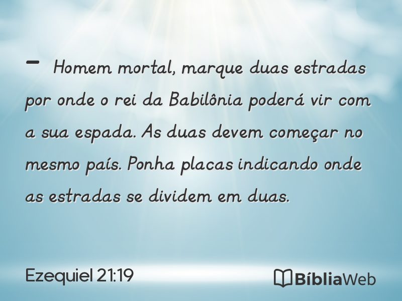 Ezequiel 21:19 em imagem para compartilhar