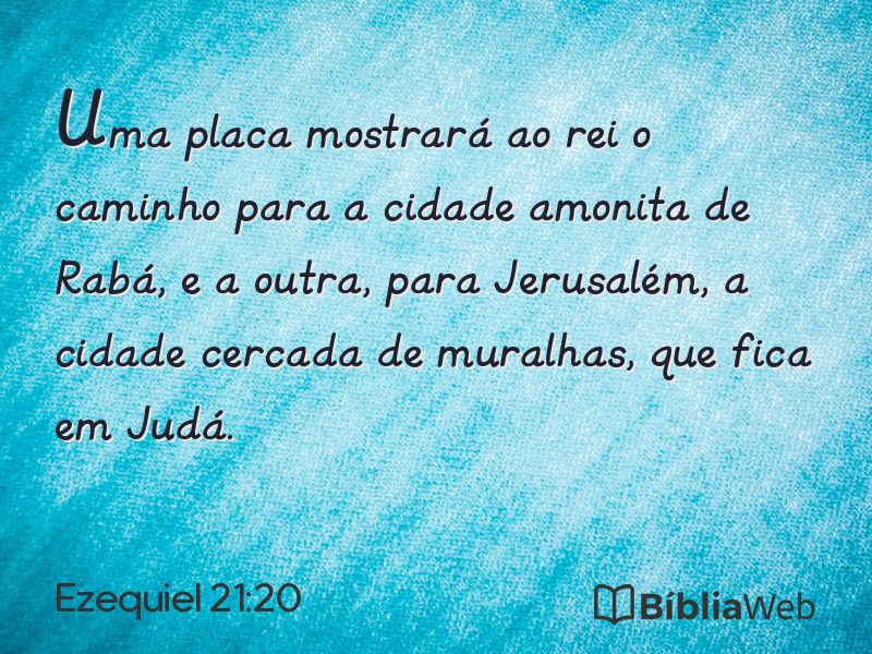 Ezequiel 21:20 em imagem para compartilhar