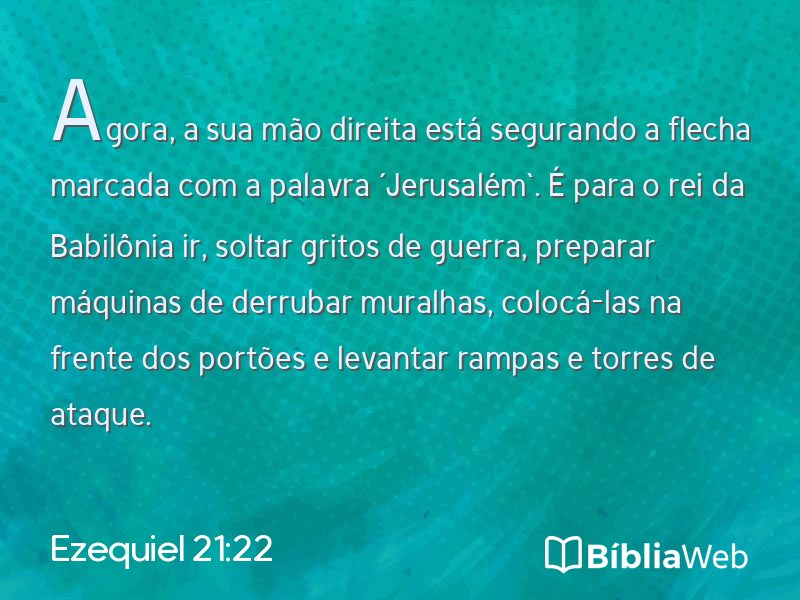 Ezequiel 21:22 em imagem para compartilhar