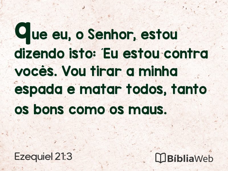 Ezequiel 21:3 em imagem para compartilhar