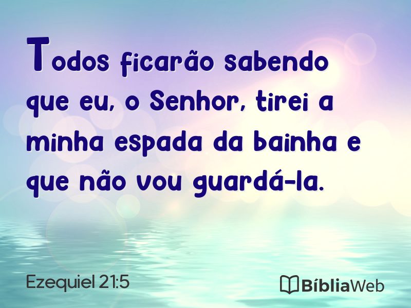 Ezequiel 21:5 em imagem para compartilhar