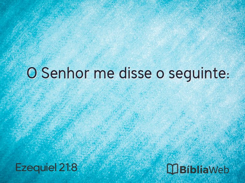 Ezequiel 21:8 em imagem para compartilhar
