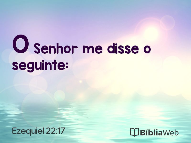 Ezequiel 22:17 em imagem para compartilhar
