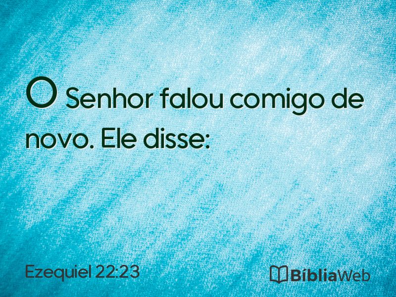 Ezequiel 22:23 em imagem para compartilhar