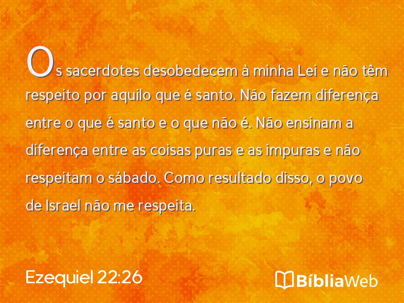 Ezequiel 22:26 em imagem para compartilhar