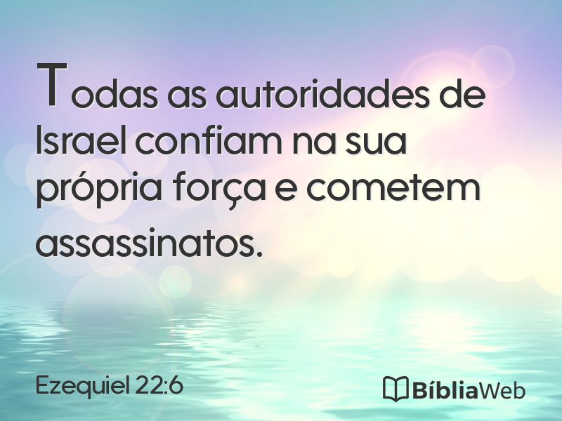 Ezequiel 22:6 em imagem para compartilhar