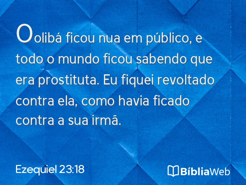 Ezequiel 23:18 em imagem para compartilhar
