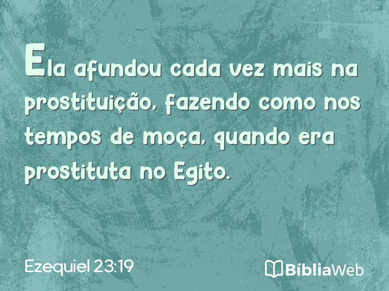 Ezequiel 23:19 em imagem para compartilhar