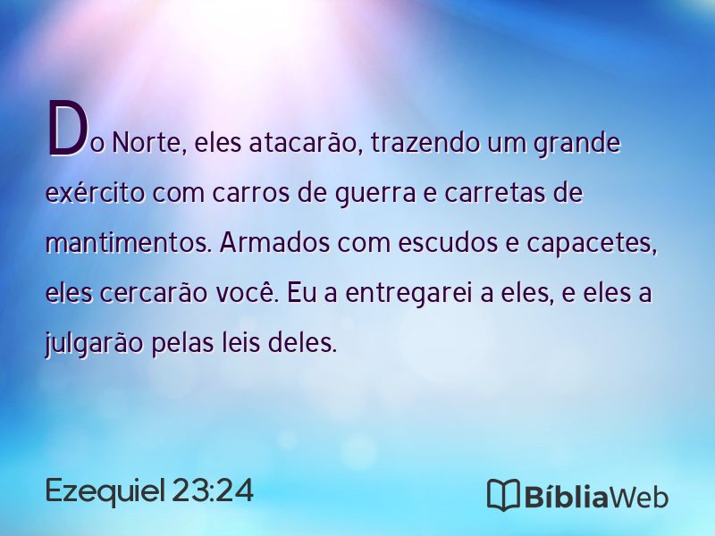 Ezequiel 23:24 em imagem para compartilhar