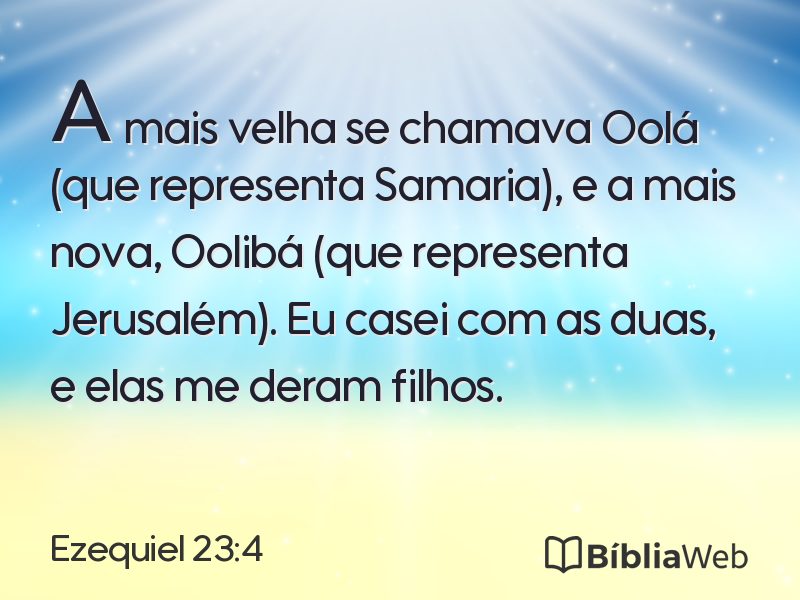 Ezequiel 23:4 em imagem para compartilhar